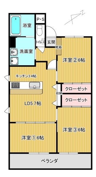New 3LDK Apartment in Nago, Okinawa with Free Parking & Wi-Fi - Thumbnail 2