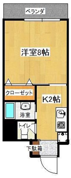 1K Apartment for Rent in Kadena, Okinawa - 26.64 sqm, 2017 - Thumbnail 2