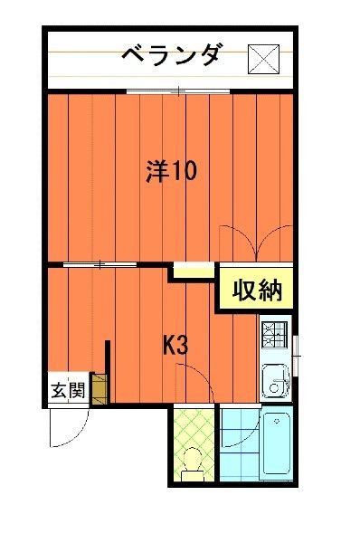 1K Apartment for Rent in Ginowan, Okinawa with Auto-Lock - Thumbnail 3