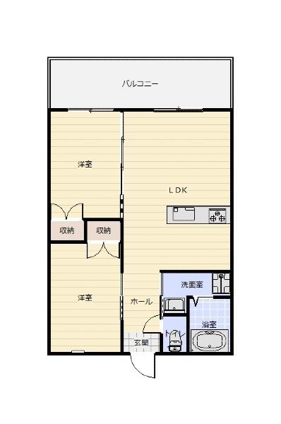 New 2026 2LDK Apartment for Rent in Okinawa City - Thumbnail 3
