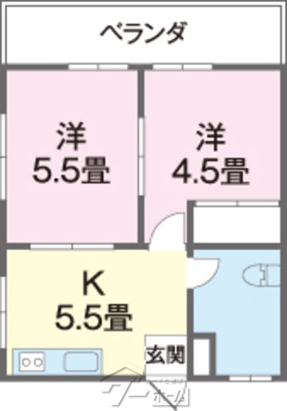 2K Apartment for Rent in Ginowan City, Okinawa - 37,000 Yen - Thumbnail 2