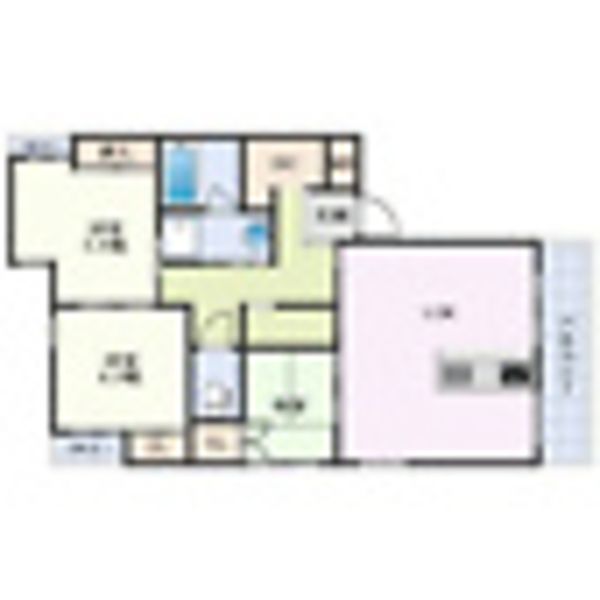Furnished 3LDK Apartment in Naha, Okinawa with Zero Deposit - Thumbnail 2