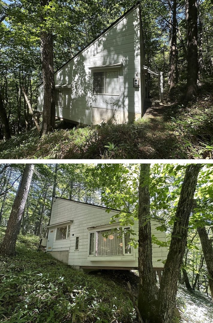 White Picture Frame House Villa in Tateshina, Nagano - Thumbnail 3