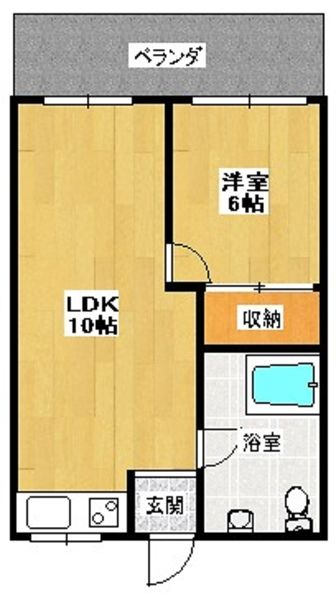 1LDK Apartment for Rent in Ginowan, Okinawa with Free Parking - Thumbnail 2