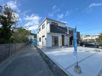 Nakagusuku Village Ishado 2 buildings total Building 1 Nakagusuku Village Ishado Detached house for sale (newly built, walk-in closet, system kitchen, monitor intercom, 3LDK, 32.88 million yen) | Okinawa property information [Go Home] No. 8976-125 — Image 1, Nakagusuku, Okinawa