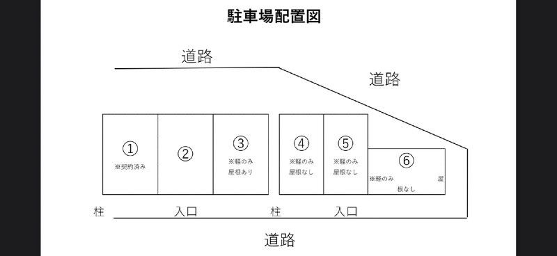 Kei Car Parking Space for Rent in Miyazato, Okinawa City - Thumbnail 2