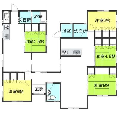 Single house for sale in Hiji, Kunigami Village (with garden, suitable for two families, reinforced steel (RCB construction), 5LDK, 25,010,000 yen) | Okinawa property information [Guhome] No. 10560-10 — Image 2, Kunigami, Okinawa