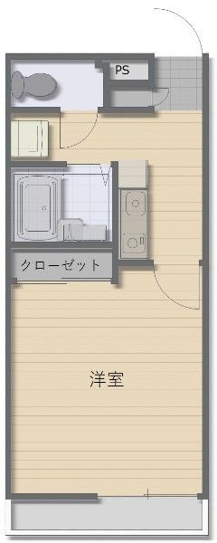Furnished 1K Apartment for Rent in Miyasato, Okinawa City - Main Image