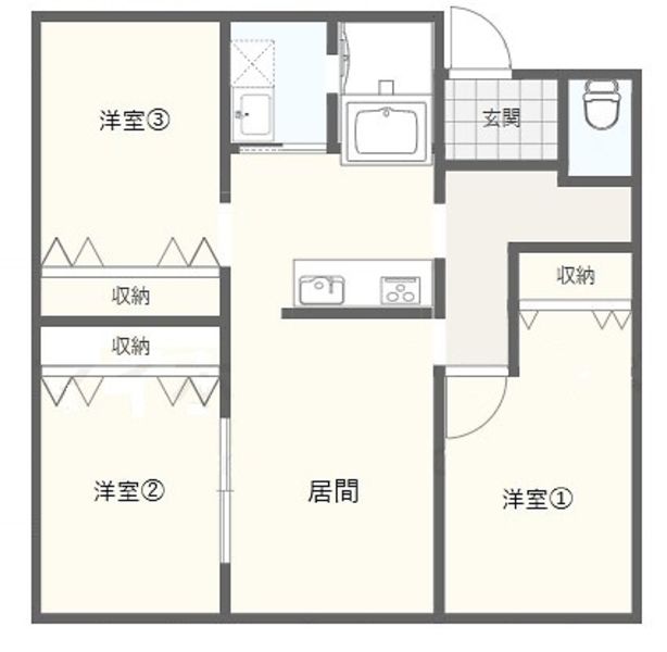 New 3LDK Apartment for Rent in Nago City, Okinawa - Thumbnail 2