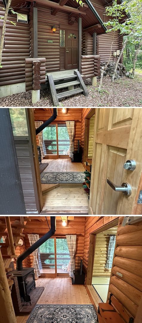 Log House in Nagano Scholars' Village Forest with Wood Stove - Thumbnail 2