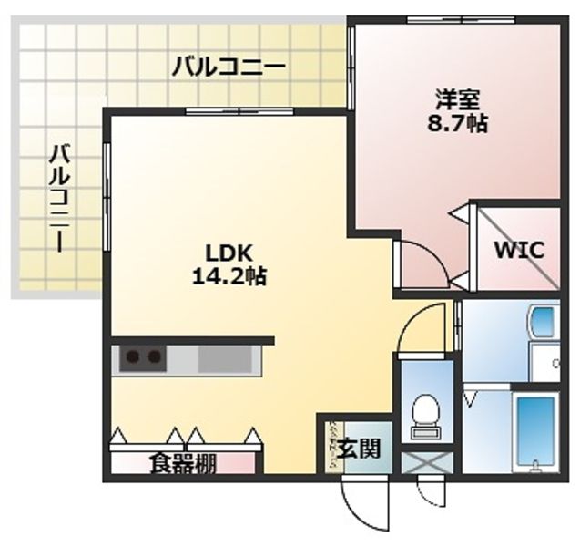 1LDK Apartment for Rent in Nakagusuku Village, Okinawa - Thumbnail 3