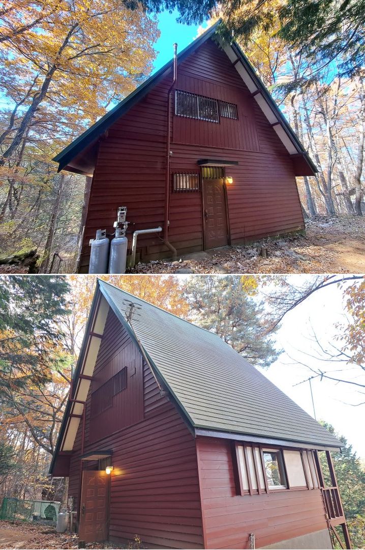 Scholars Village Villa with Brown Exterior & Green Roof in Nagano - Thumbnail 2