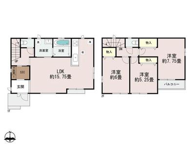 ✨ Families with children are also happy! ✨ [Okinawa City Kojatsu Kayama Town / Total 7 buildings / Newly built detached houses (D)] For remodeling and real estate, look no further than Hokama Housing. , system kitchen, intercom with monitor, 3LDK, 30.9 million yen) | Okinawa property information [Guhome] No. 827-511 — Image 1, Okinawa, Okinawa