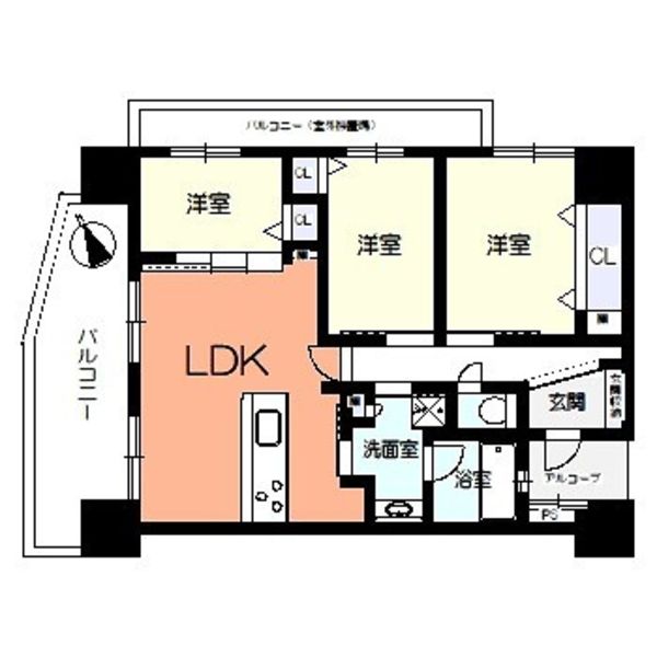 Refurbished 3LDK Corner Apartment near Shikinaen Garden, Naha - Thumbnail 2