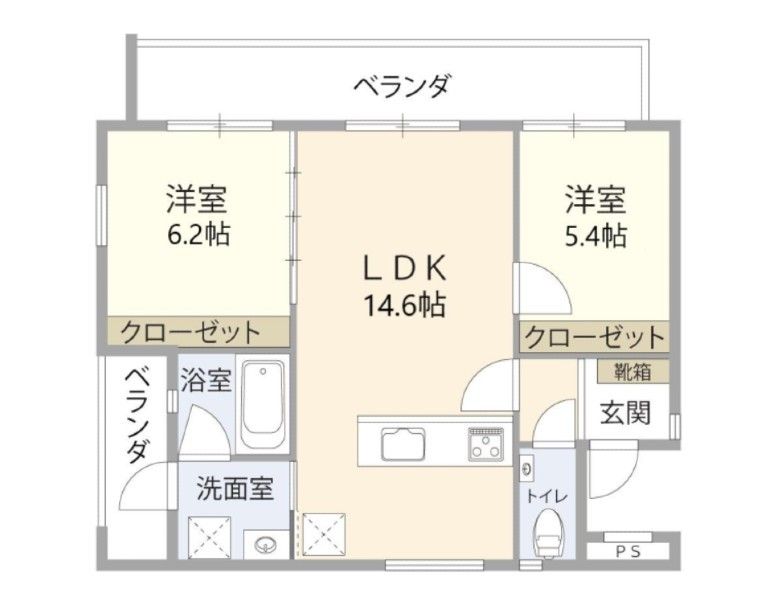 New 2LDK Apartment for Rent in Uruma City, Okinawa - Thumbnail 2