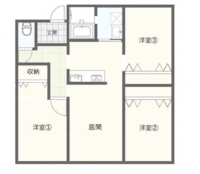 New 3LDK Apartment for Rent in Nago City, Okinawa - Thumbnail 2