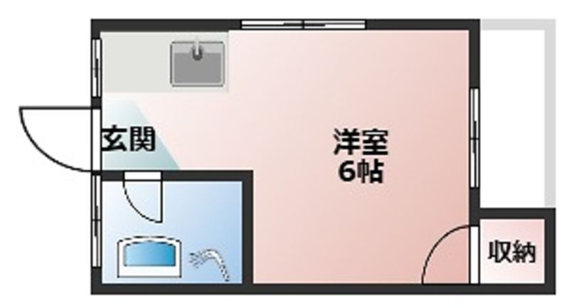 Sakura Apartment 1R Rental in Ginowan, Okinawa - Thumbnail 2