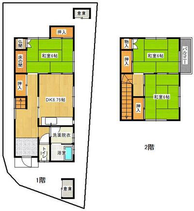 Traditional 3DK House for Sale in Moji Ward, Kitakyushu — Image 4, Moji, Fukuoka