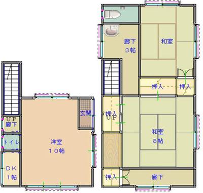 [Hatomark Site] 3LDK Used Detached House in Oaza Yuuki, Yuuki City, Ibaraki Prefecture — Image 3, Yuki, Ibaraki