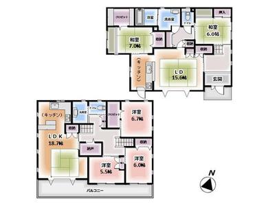 Spacious 5LDK Two-Generation Home in Kanuma's Takeko District — Image 4, Kanuma, Tochigi