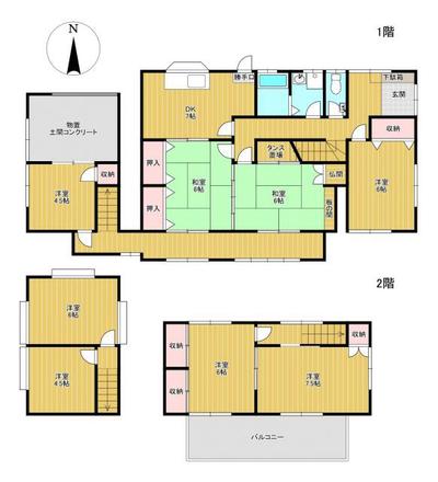 Spacious 8DK House in Yoshida, Yame City - 328sqm Plot — Image 4, Yame, Fukuoka