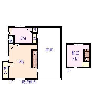 [8100.jp (Hatomaru.JP)] 2DK store office in Yamatocho, Yamashiro Onsen, Kaga City, Ishikawa Prefecture — Image 3, Shiga, Ishikawa