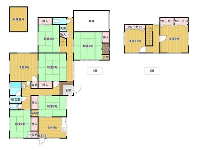Spacious 8DK House in Kawahara-cho, Tottori - Corner Plot — Image 1, Tottori, Tottori