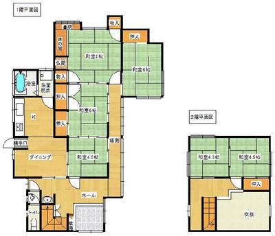 Spacious 6DK House in Yoshitani, Yonago - 248sqm Land — Image 1, Yonago, Tottori