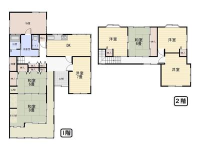 Spacious 7SDK House in Yasugi City - 200sqm on Large Land Plot — Image 1, Yasugi, Shimane