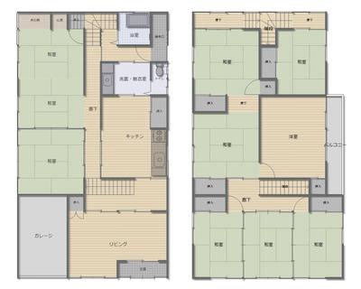[Hatomark Site] A 10LDK used detached house in Bonotsuka, Noheji-cho, Kamikita-gun, Aomori Prefecture — Image 1, Noheji, Aomori