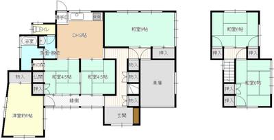 [Hatomark Site] 6DK Used Detached House in Oaza Kawachi, Kudamatsu City, Yamaguchi Prefecture — Image 2, Kudamatsu, Yamaguchi