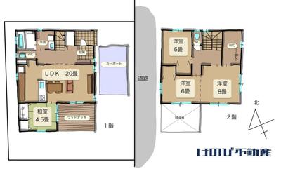 [Hatomark Site] 4SLDK Used Detached House in Higashi Mochida, Aira City, Kagoshima Prefecture — Image 4, Aira, Kagoshima