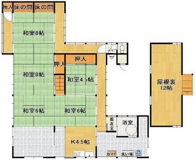 Traditional 5DK House with Large Land in Kainan, Wakayama — Image 1, Kainan, Wakayama