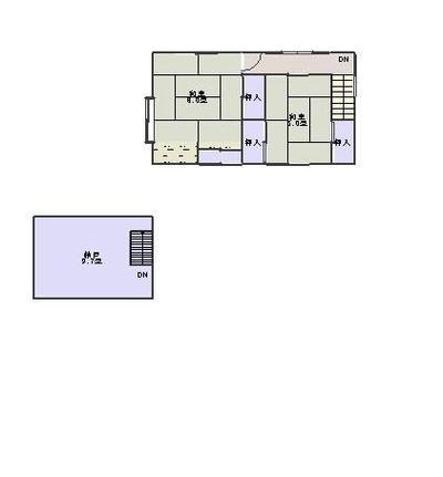 [Hatomark Site] 6DK Used Detached House in Nagai-cho, Kaga City, Ishikawa Prefecture — Image 3, Kaga, Ishikawa