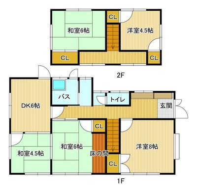 Spacious 5DK House for Sale in Hirata, Iwakuni — Image 3, Iwakuni, Yamaguchi