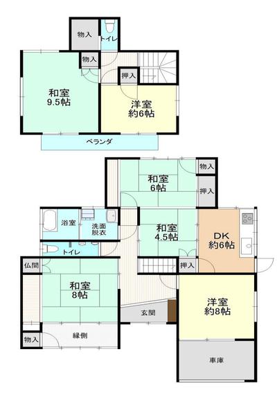 [Hatomark Site] 6DK Used Detached House in Kitayama 2-chome, Shunan City, Yamaguchi Prefecture — Image 1, Shunan, Yamaguchi