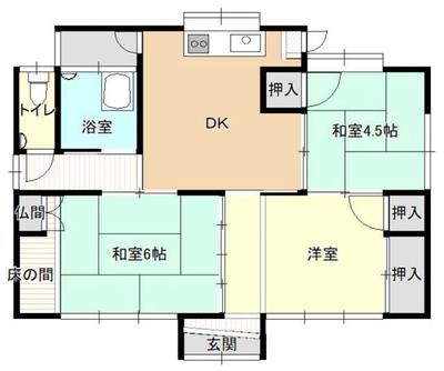 Spacious 3DK House with Large Land Plot in Omuta City — Image 4, Omuta, Fukuoka