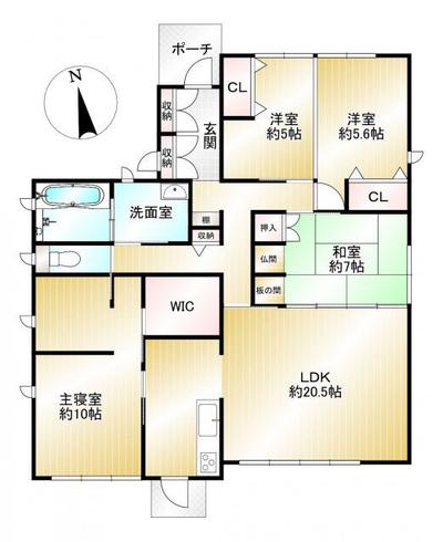 4LDK House for Sale in Takao, Dazaifu City — Image 4, Dazaifu, Fukuoka