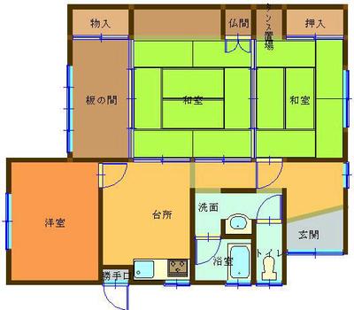 Spacious 3DK House on Large Plot in Miyahara, Kure City — Image 1, Kure, Hiroshima
