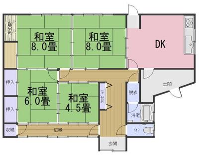 Spacious 4DK Single-Story House in Ono-cho, Gifu Prefecture — Image 1, Ono, Gifu