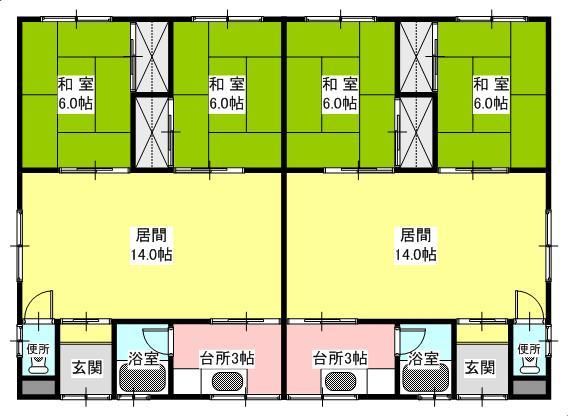 2LDK Apartment for Rent in Hakodate, Hokkaido - 57.69 sqm - Thumbnail 2