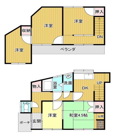 Spacious 5DK House in Shunan City with Mountain Views — Image 4, Shunan, Yamaguchi