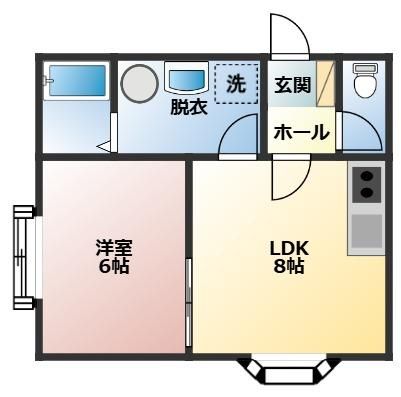 1DK Apartment for Rent in Otofuke, Hokkaido - 35,000 Yen - Thumbnail 2