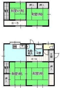 4DK House for Sale in Konan-kita, Ube - 210sqm Land — Image 1, Ube, Yamaguchi