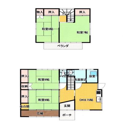 1980 4DK House in Tochigi City with 193㎡ Land — Image 2, Tochigi, Tochigi