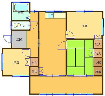 [Hatomark Site] Used 3LDK detached house in Hosono, Kobayashi City, Miyazaki Prefecture — Image 4, Kobayashi, Miyazaki