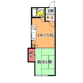 1DK Apartment for Rent in Obihiro, Hokkaido - 28 sqm - Thumbnail 2