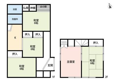 Traditional 5DK House Near Ushizu Station, Ogi City — Image 2, Ogi, Saga