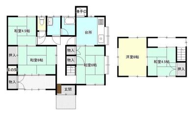 [Hatomark Site] 5DK Used Detached House in Shimohastumachi, Isesaki City, Gunma Prefecture — Image 4, Isesaki, Gunma