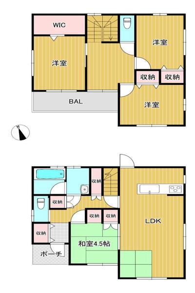 [Hatomark Site] 4LDK Used Detached House in Fukukawa 1-chome, Shunan City, Yamaguchi Prefecture — Image 4, Shunan, Yamaguchi